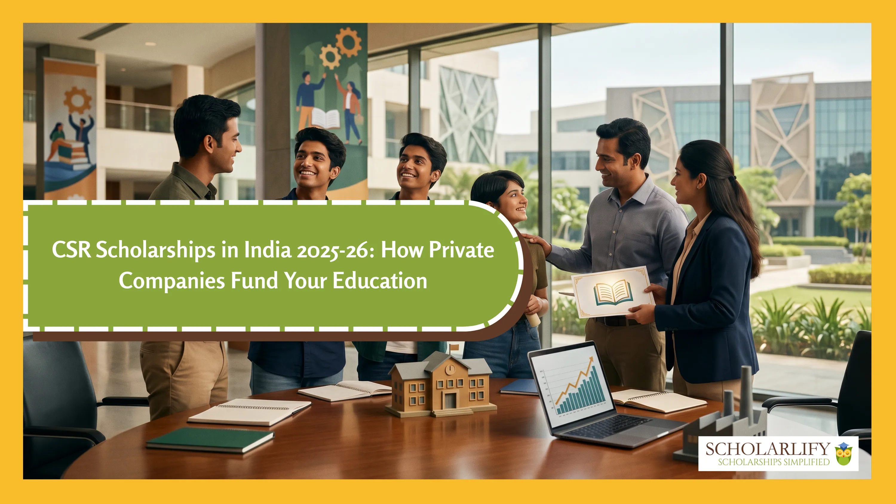 CSR Scholarships in India 2025-26: How Private Companies Fund Your Education