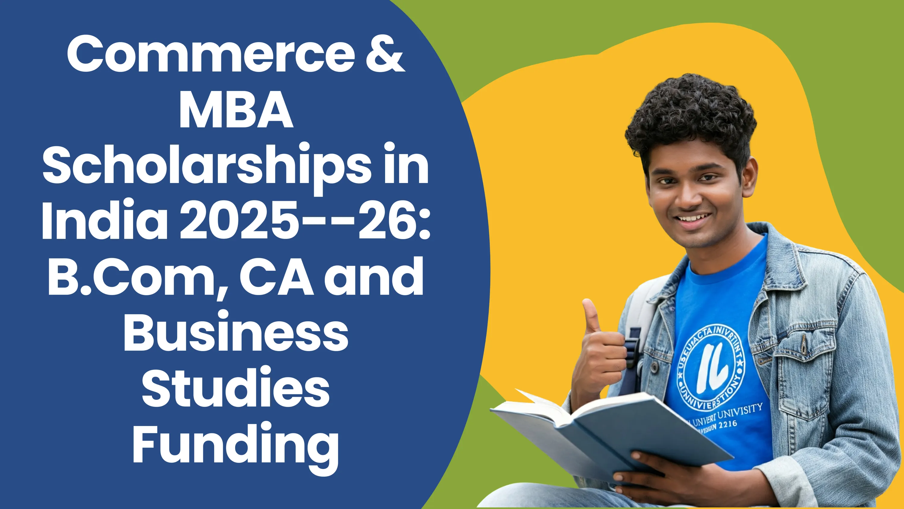 Commerce & MBA Scholarships in India 2025-26: B.Com, CA and Business Studies Funding