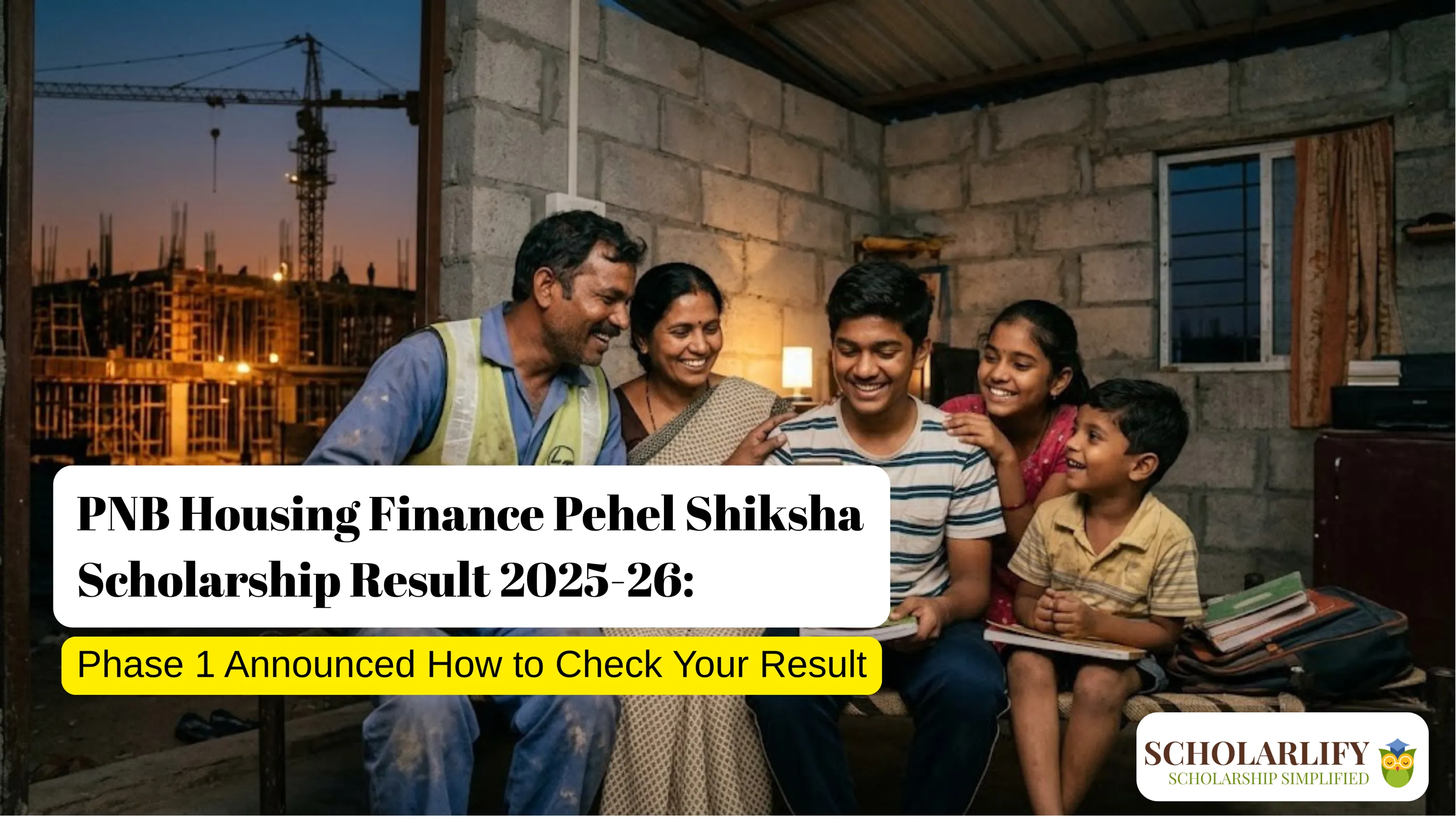 PNB Housing Finance Pehel Shiksha Scholarship Result 2025-26: Phase 1 Announced — How to Check Your Result