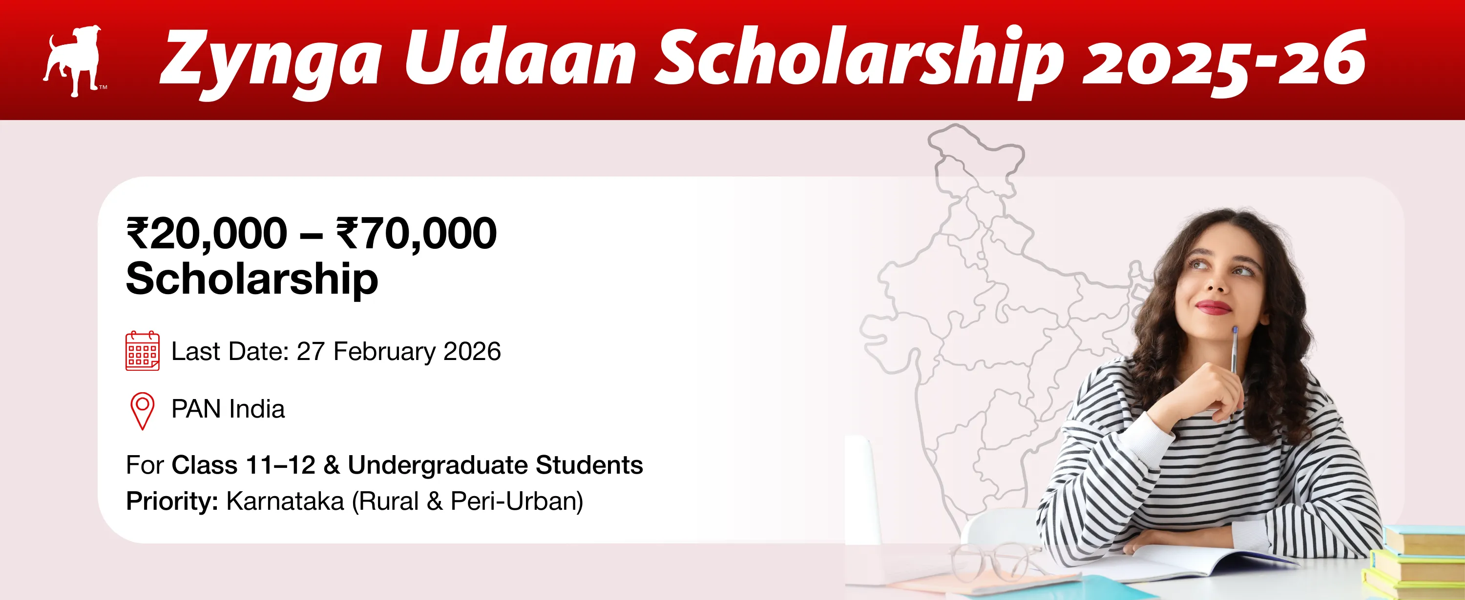 Zynga Udaan Scholarship 2025-26: Eligibility, Benefits, Amount & Deadline